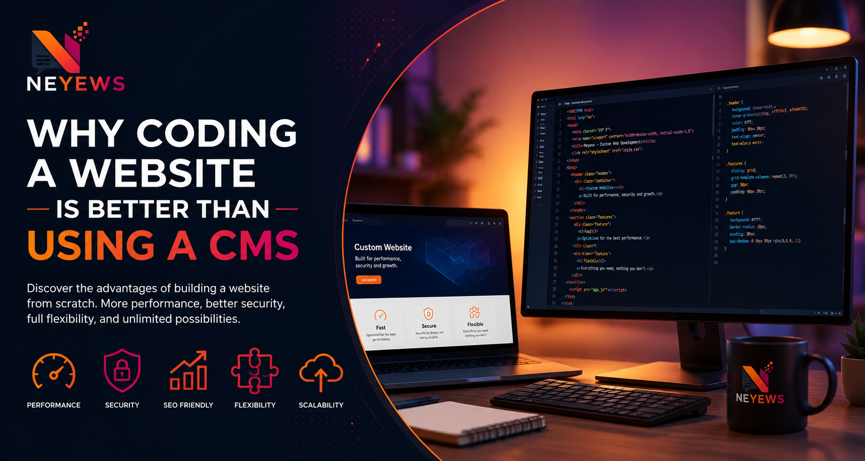 Why Coding a Website Is Better Than Using a CMS