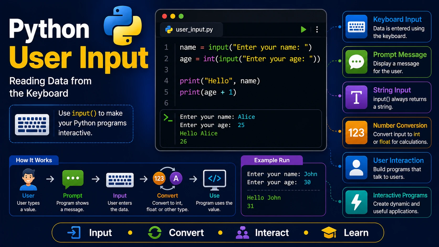 Python User Input