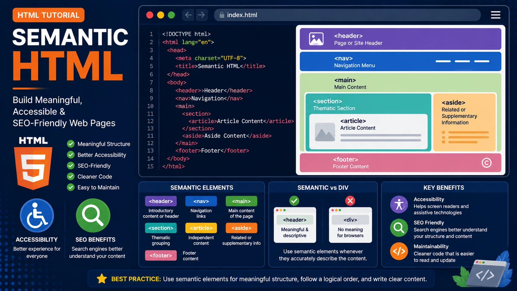 Semantic HTML